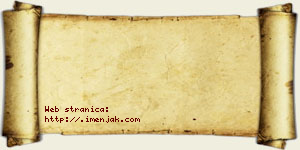 Isak Atanasković vizit kartica